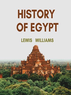 cover image of The History of Egypt